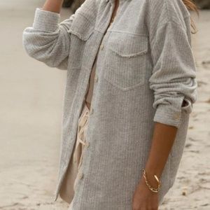 Polagram Women's Gray Shacket